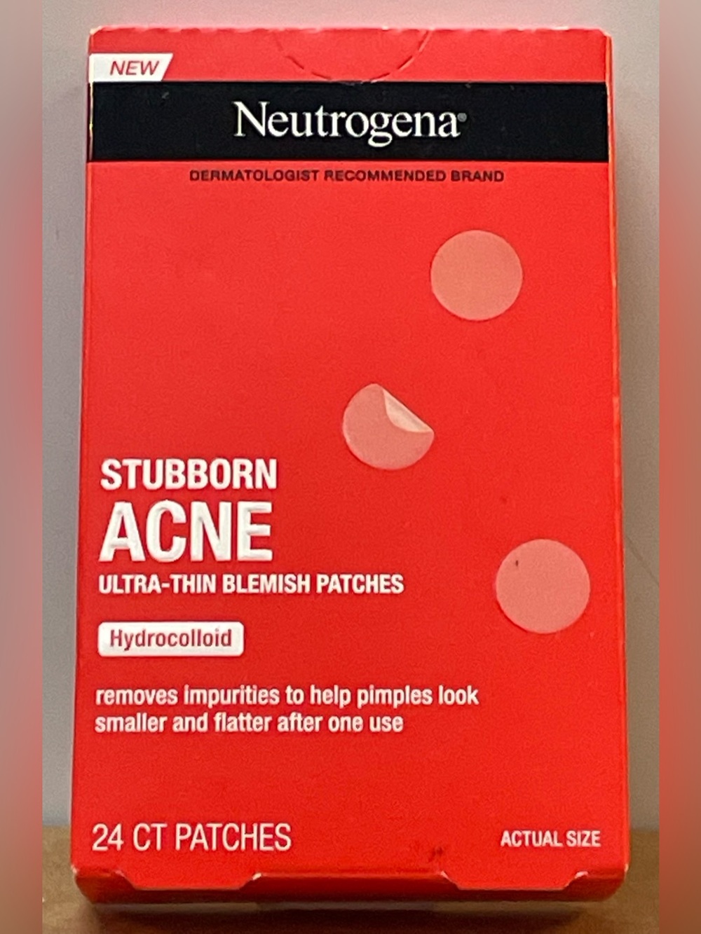 Neutrogena Stubborn Acne Ultra-Thin Hydrocolloid Blemish Patches 24ct